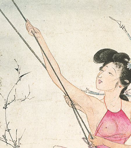 郸城-胡也佛的仕女画和最知名的金瓶梅秘戏图